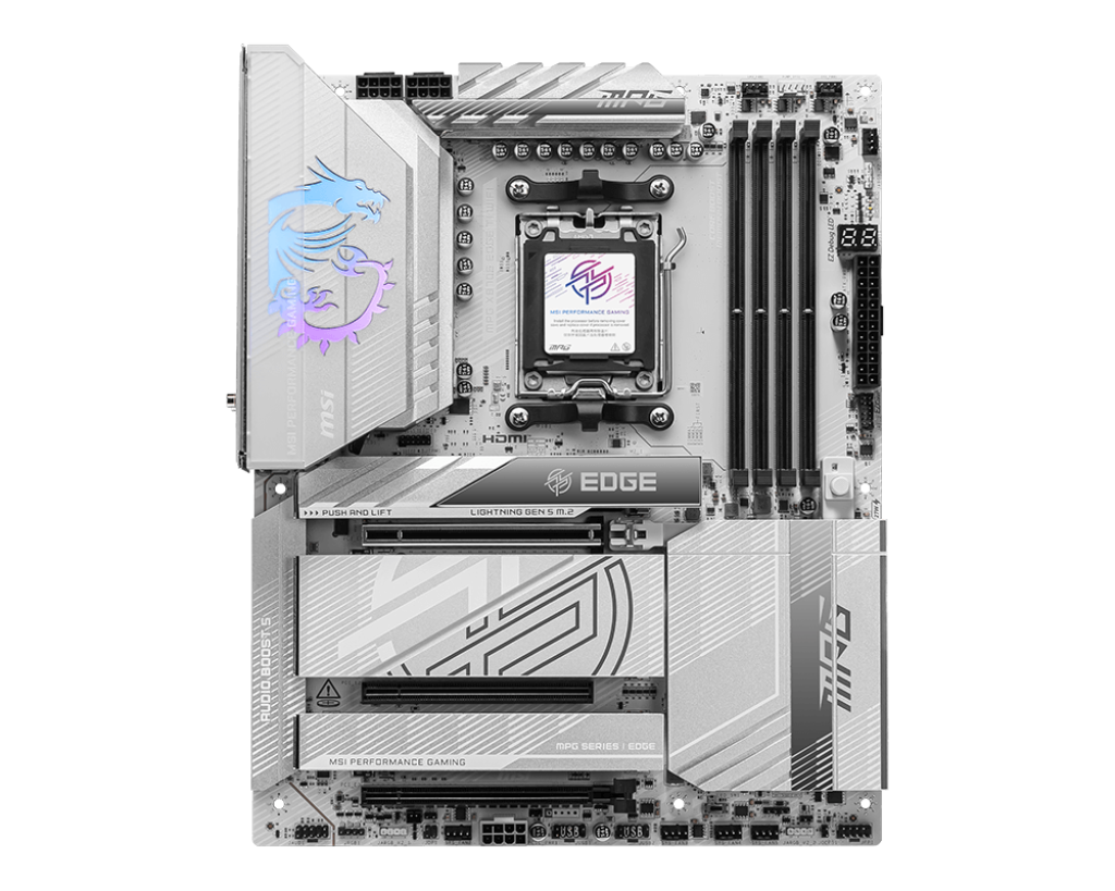 MSI MPG X870E EDGE TI Wi-Fi 7 & Bluetooth DDR5 ATX Motherboard - Mansa Computers