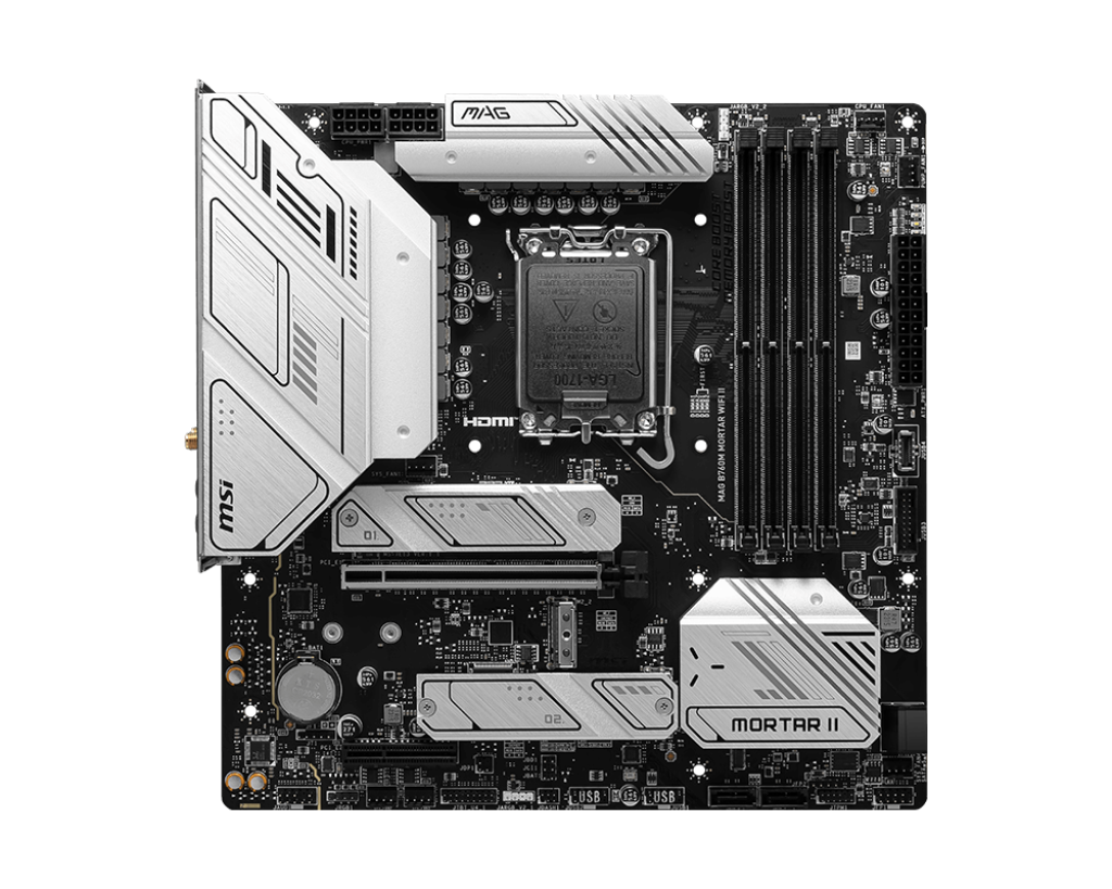 MSI B760M MAG Mortar II WIFI 6E & Bluetooth DDR5 MATX Motherboard - Mansa Computers
