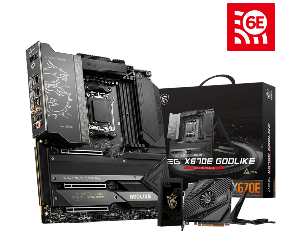 MSI MEG X670E Godlike Wi-Fi & Bluetooth DDR5 E-ATX Motherboard - Mansa Computers