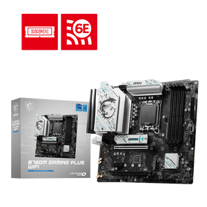 MSI B860M Gaming Plus Wi-Fi 7 & Bluetooth DDR5 MATX Motherboard