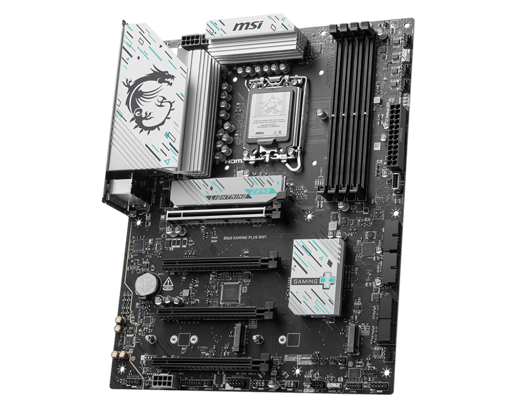 MSI B860 Gaming Plus Wi-Fi 7 & Bluetooth DDR5 ATX Motherboard - Mansa Computers