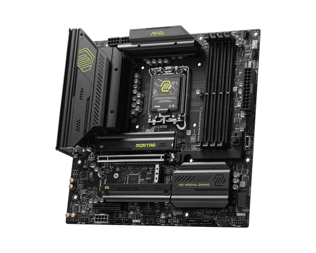 MSI MAG B860M MORTAR Wi-Fi 7 & Bluetooth DDR5 MATX Motherboard - Mansa Computers