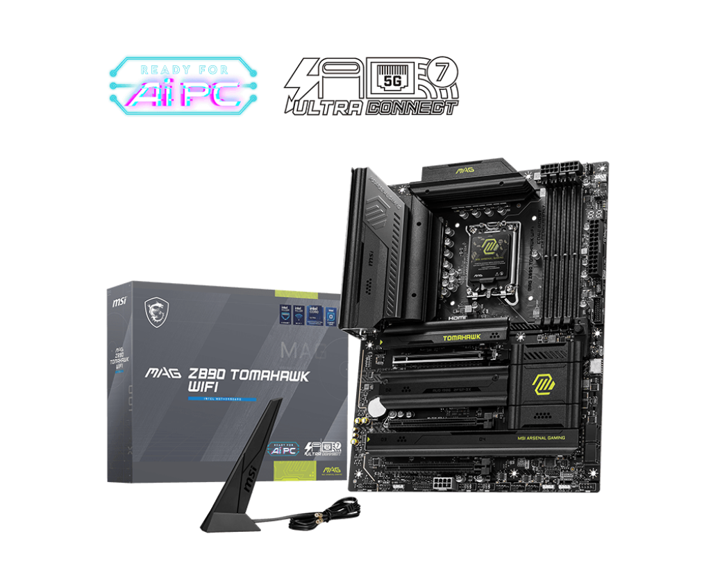 MSI Z890 MAG Tomahawk Wi-Fi 7 & Bluetooth DDR5 ATX Motherboard - Mansa Computers