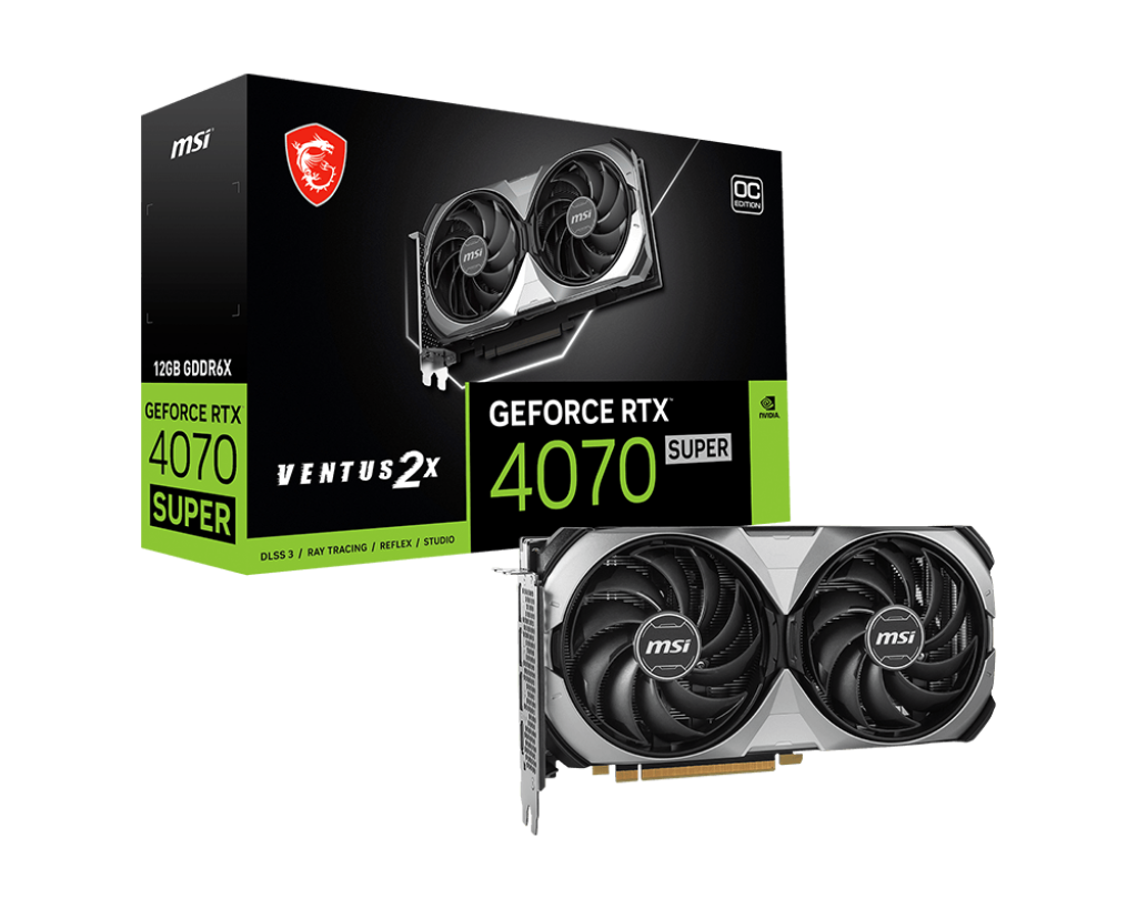 MSI RTX 4070 Super 12 GB Ventus 2X OC - Mansa Computers