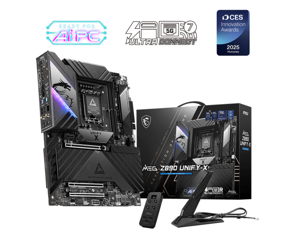 MSI Z890 MEG Unify-X Wi-Fi 7 & Bluetooth DDR5 ATX Motherboard - Mansa Computers