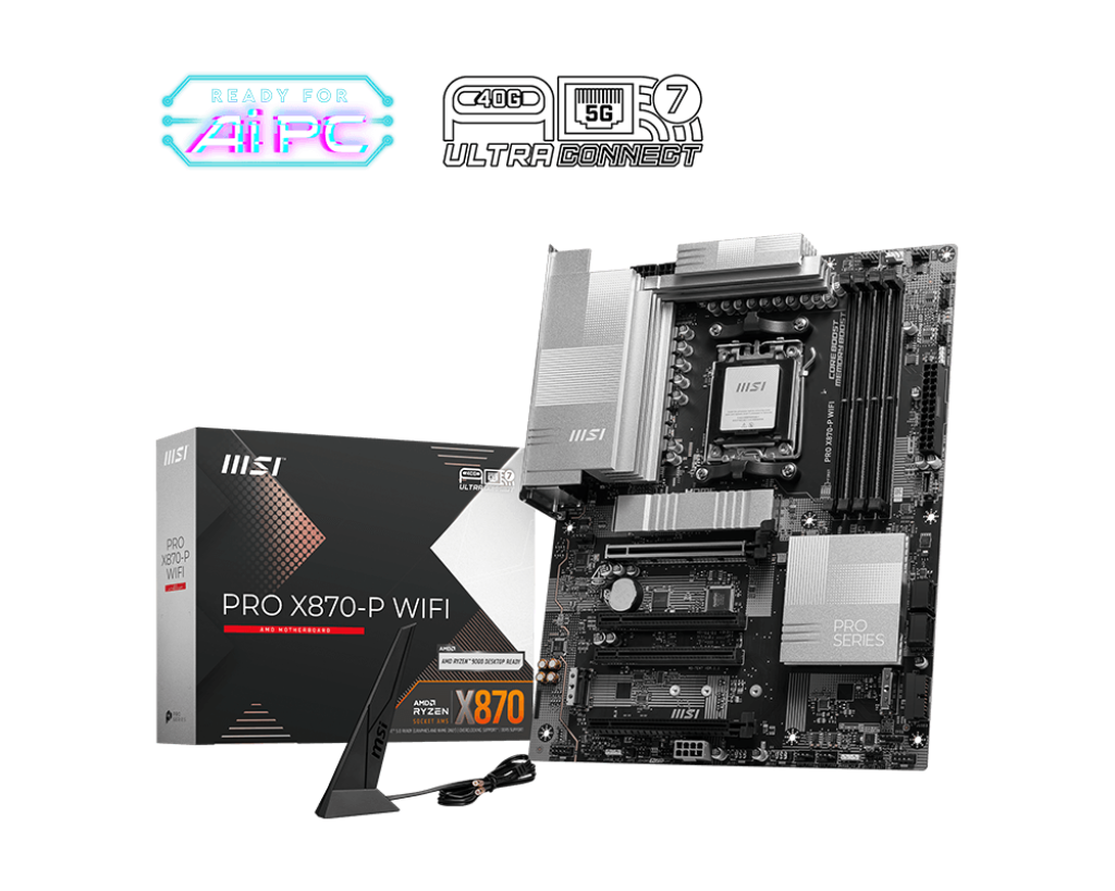 MSI X870-P Pro Wi-Fi 7 & Bluetooth DDR5 ATX Motherboard - Mansa Computers