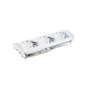 PowerColor RX 9060 XT Hellhound Spectral White OC 16GB GDDR6 Graphic Card - Mansa Computers