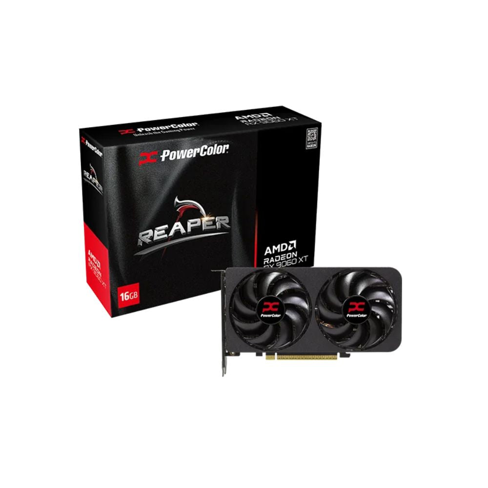 PowerColor RX 9060 XT Reaper 16GB GDDR6 Graphic Card - Mansa Computers