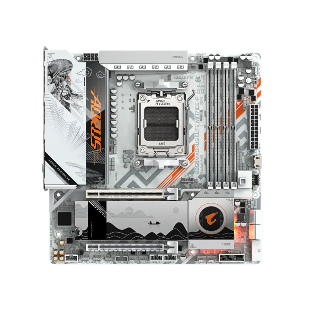 GIGABYTE B850M A ELT WF7 ICE-P - Compact AM5 Power