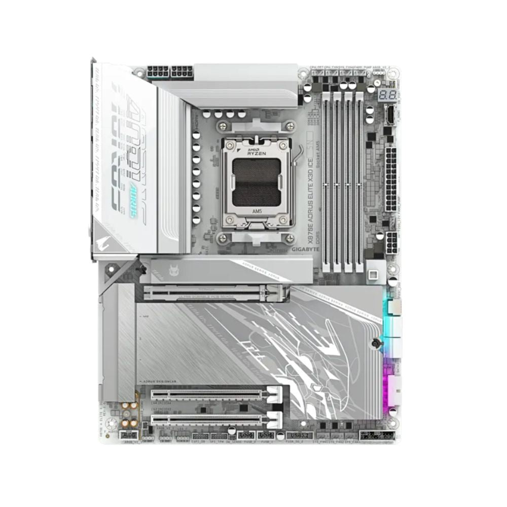GIGABYTE X870E A ELITE X ICE - White AM5 Performance