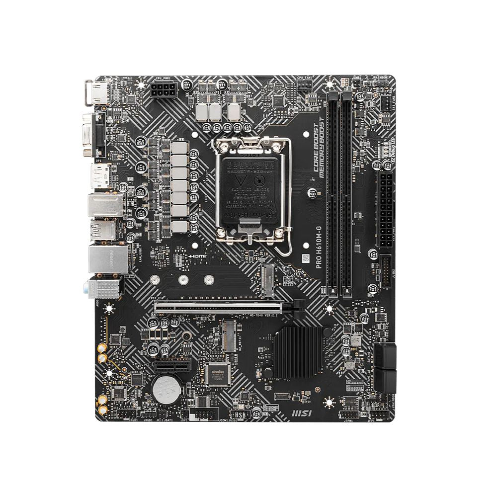 MSI PRO H610M-G - Practical LGA1700 Motherboard