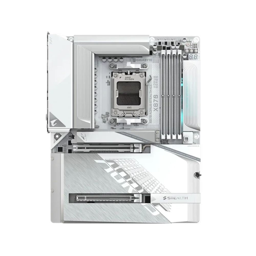GIGABYTE X870 A STEALTH ICE - Clean AM5 Performance