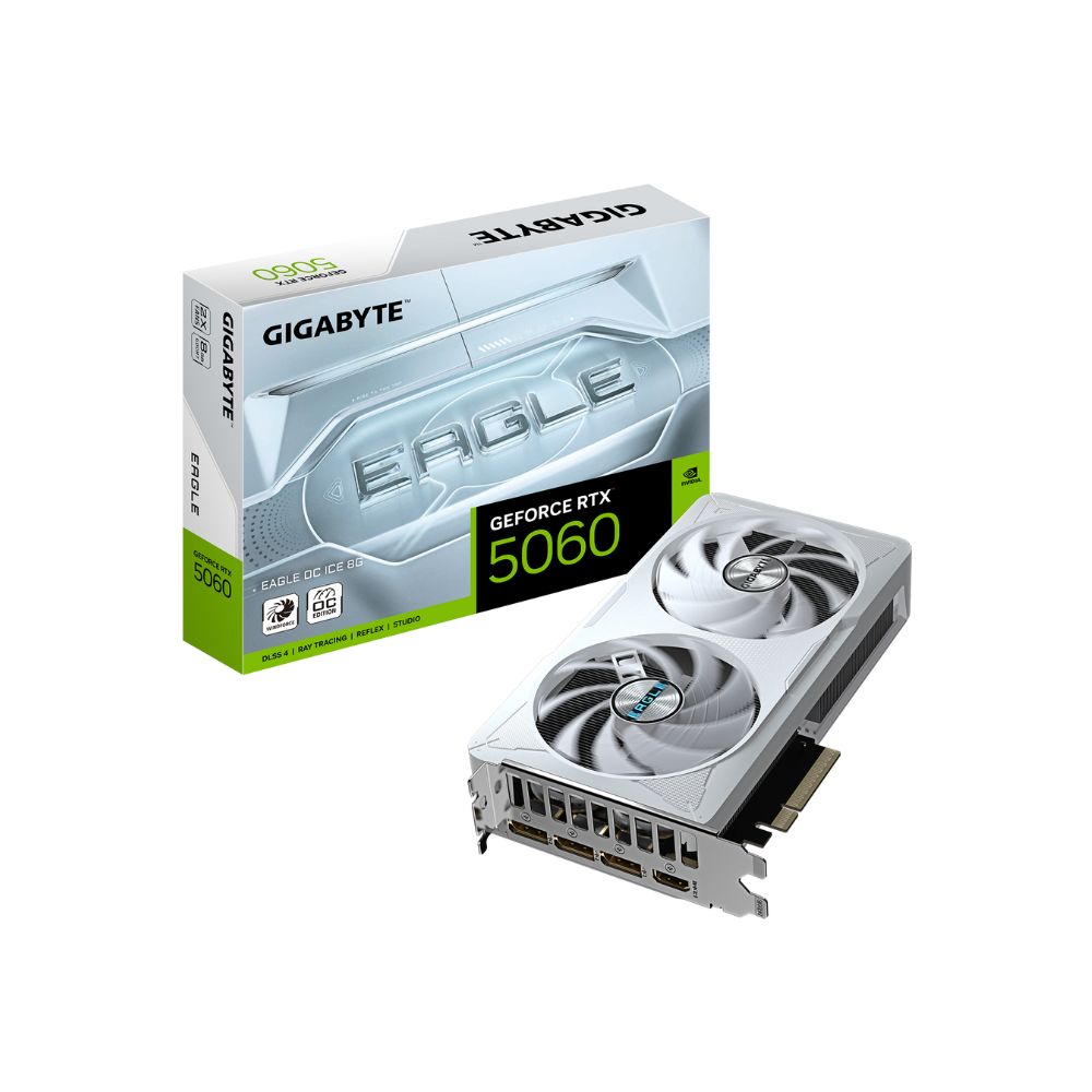 GIGABYTE RTX 5060 EAGLE OC ICE 8G Graphic Card - Mansa Computers