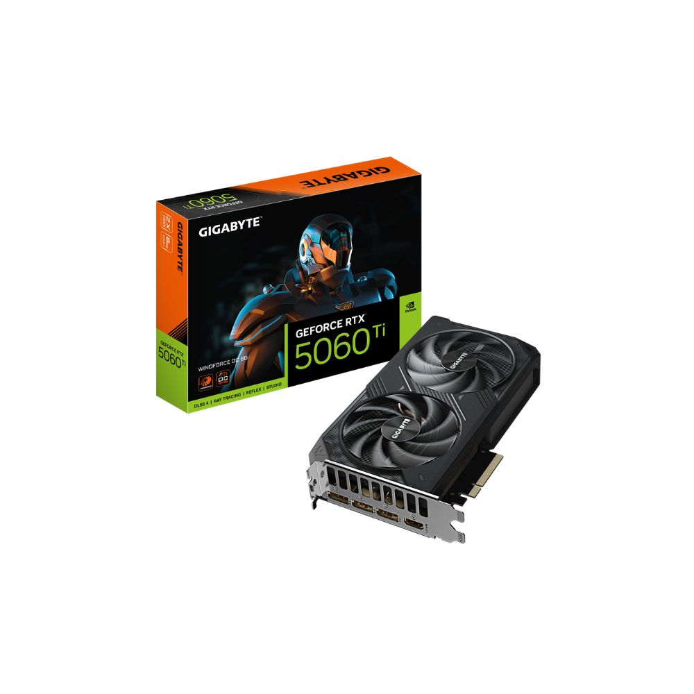 GIGABYTE RTX 5060 Ti WINDFORCE 8 GB GDDR7 OC Edition - Mansa Computers