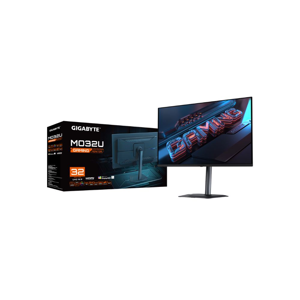 Gigabyte 31.5" MO32U-EK 165Hz OLED Gaming Monitor - Mansa Computers
