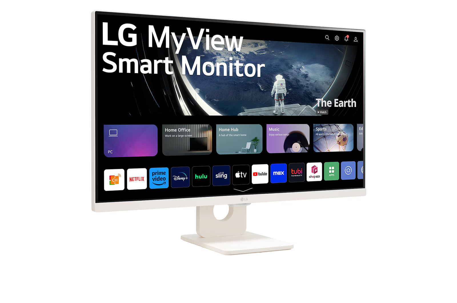 LG 27SR50F-W 27" Full HD IPS 1080P 60Hz Smart Monitor