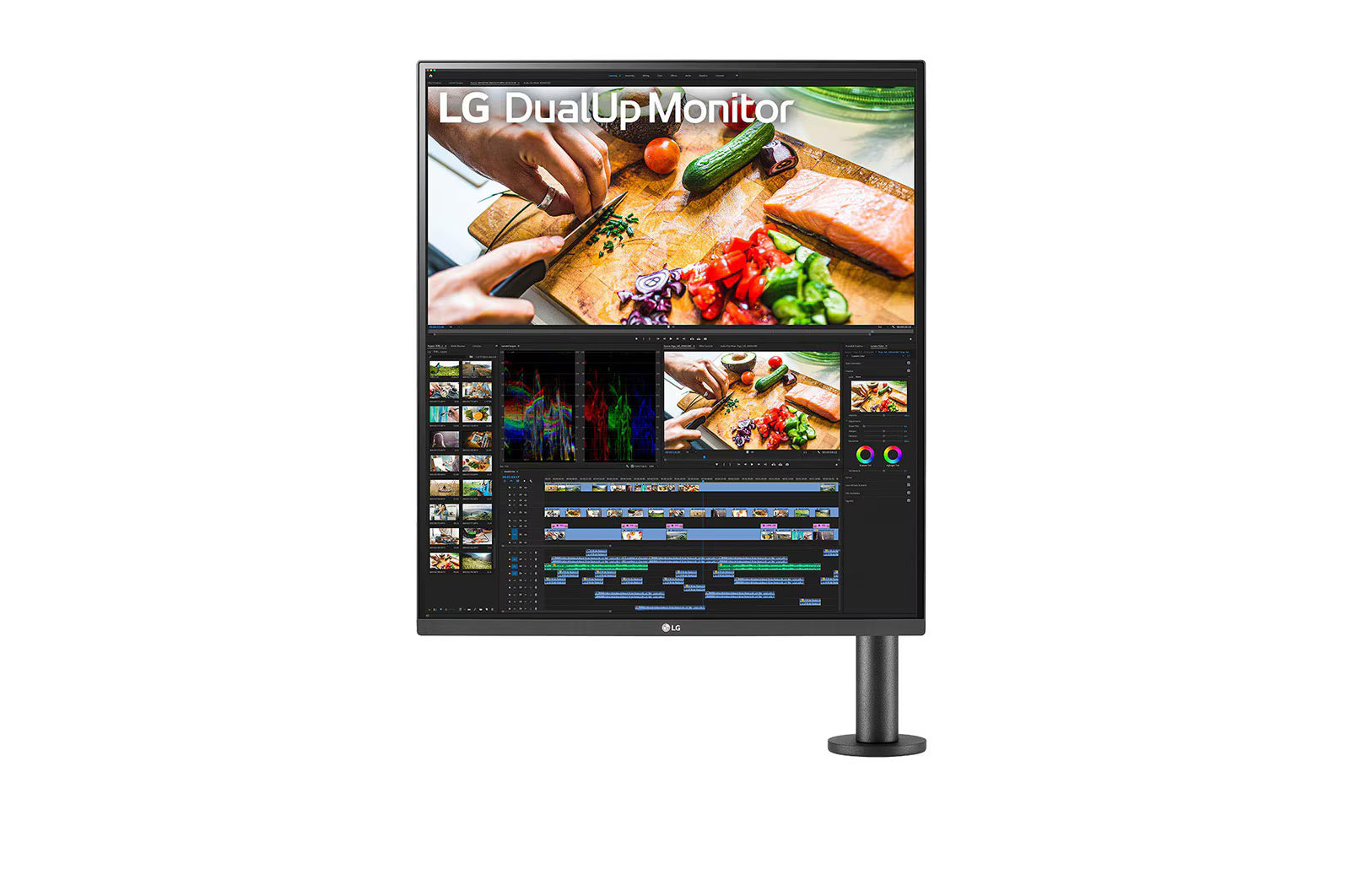 LG 28MQ780-B Dualup Ergo 27.6" SDQHD Nano IPS 2K 60Hz Display Monitor