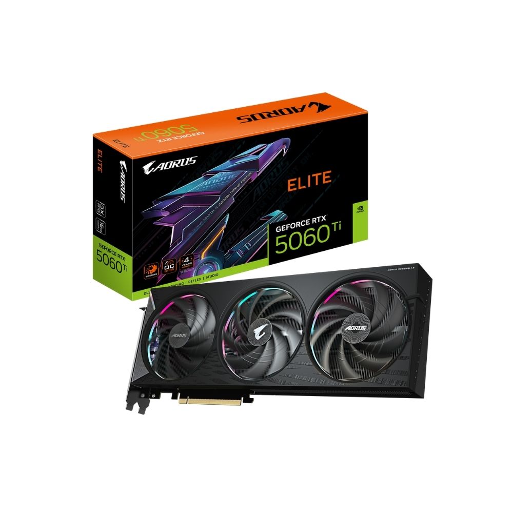 GIGABYTE RTX 5060 Ti AORUS ELITE OC 16G GDDR7 - Mansa Computers