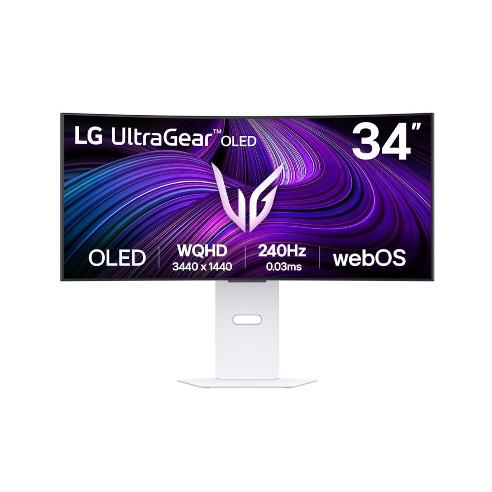 LG 34GX90SA-W 34” OLED 240Hz Curved Smart Gaming Monitor - Mansa Computers