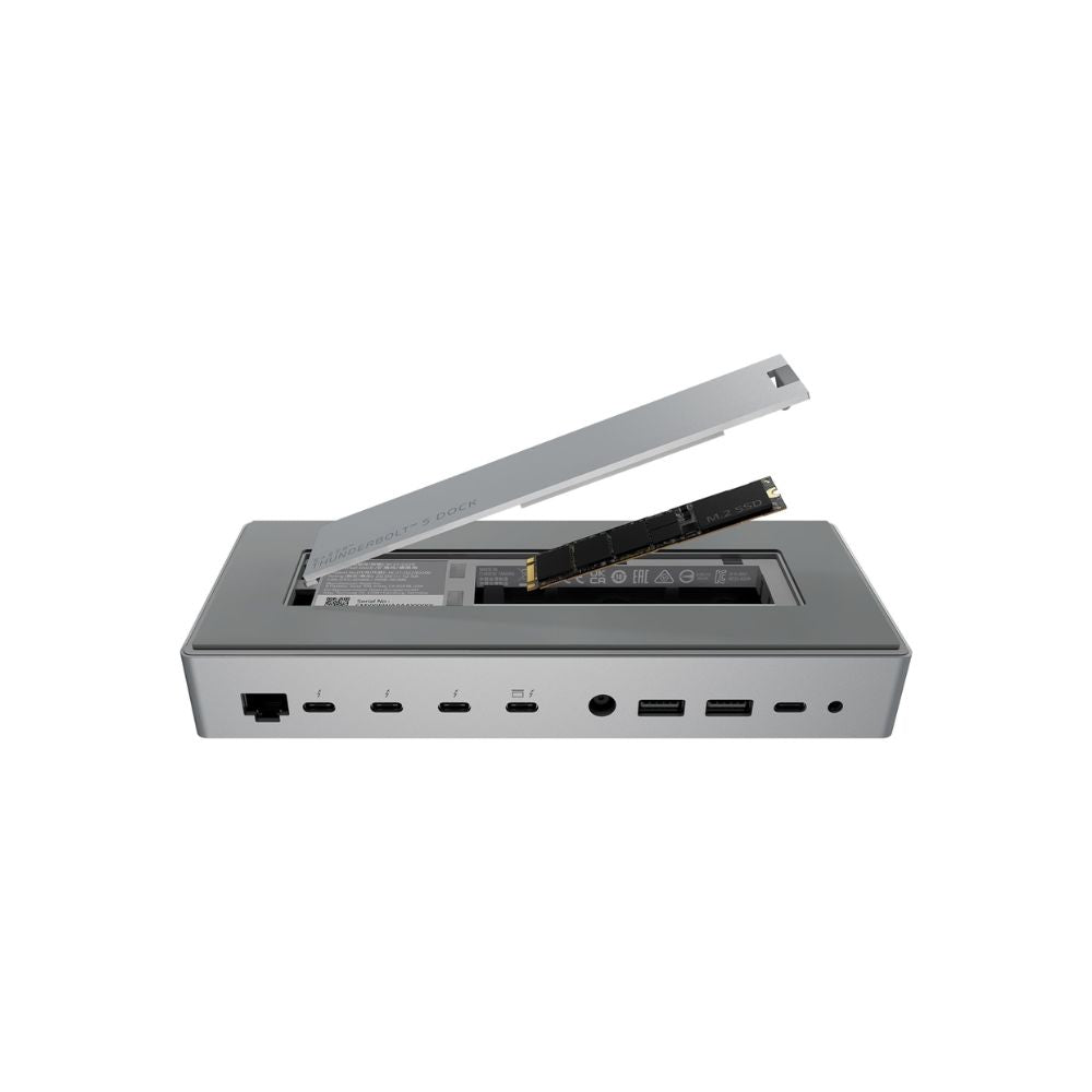 Razer Thunderbolt 5 Multi-Port Hub Dock Mercury White - Mansa Computers