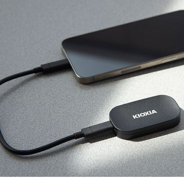 SSD Portatile KIOXIA EXCERIA Plus G2 Da 2TB, USB 3.2, Lettura 1050MB/s, Design Compatto E Resistente