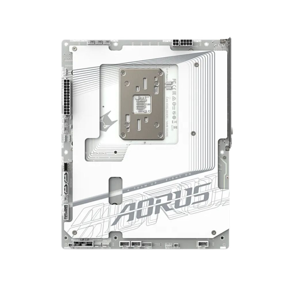 GIGABYTE B850 A STEALTH ICE - Clean AM5 Build Design