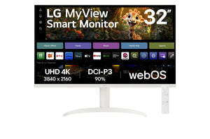 LG 32SR75U-W MyView Smart 32” 4K 60Hz  UHD Smart Monitor
