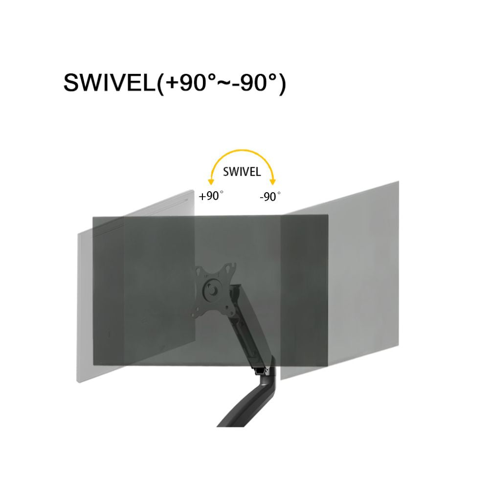 SG05-21 Single Monitor Arm (Mechanical Spring) - Mansa Computers