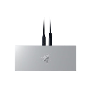 Razer Thunderbolt 5 Multi-Port Hub Dock Mercury White