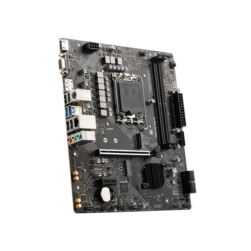 MSI PRO H610M-G - Practical LGA1700 Motherboard