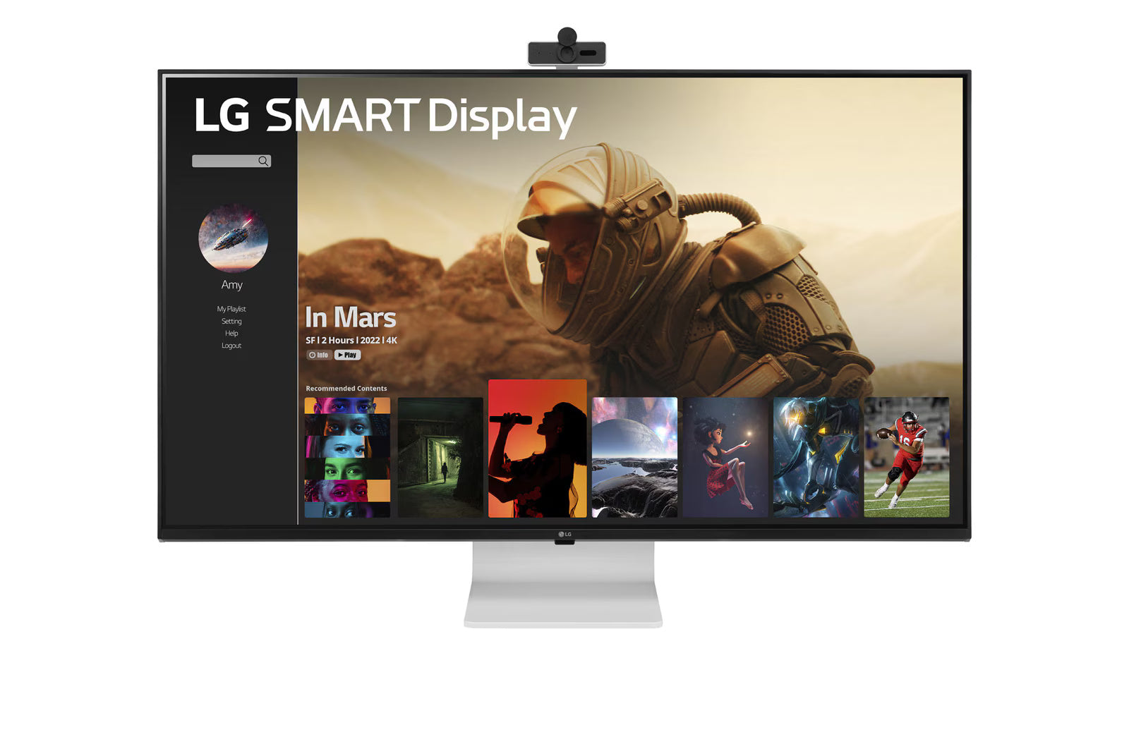 LG 43SQ700S-W UHD 4K 60Hz 43" Smart Monitor - Mansa Computers