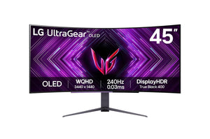 LG 45GS96QB-B 44.5” UltraGear OLED 2K 240Hz Curved Gaming Monitor