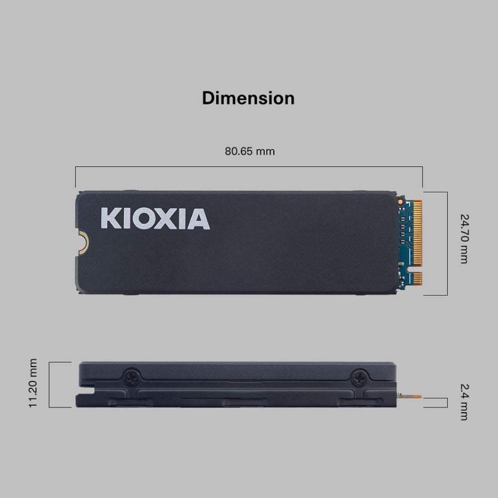 Kioxia Exceria with Heatsink Gen4 NVMe SSD Mansa Computers