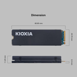 Kioxia Exceria with Heatsink  Gen4 NVMe SSD