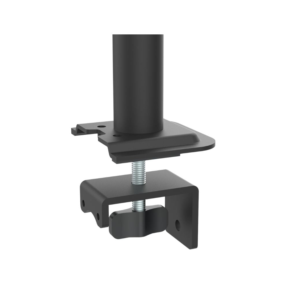 SS02-42DL Single Monitor Bracket with Laptop Mount (Single Pole) - Mansa Computers