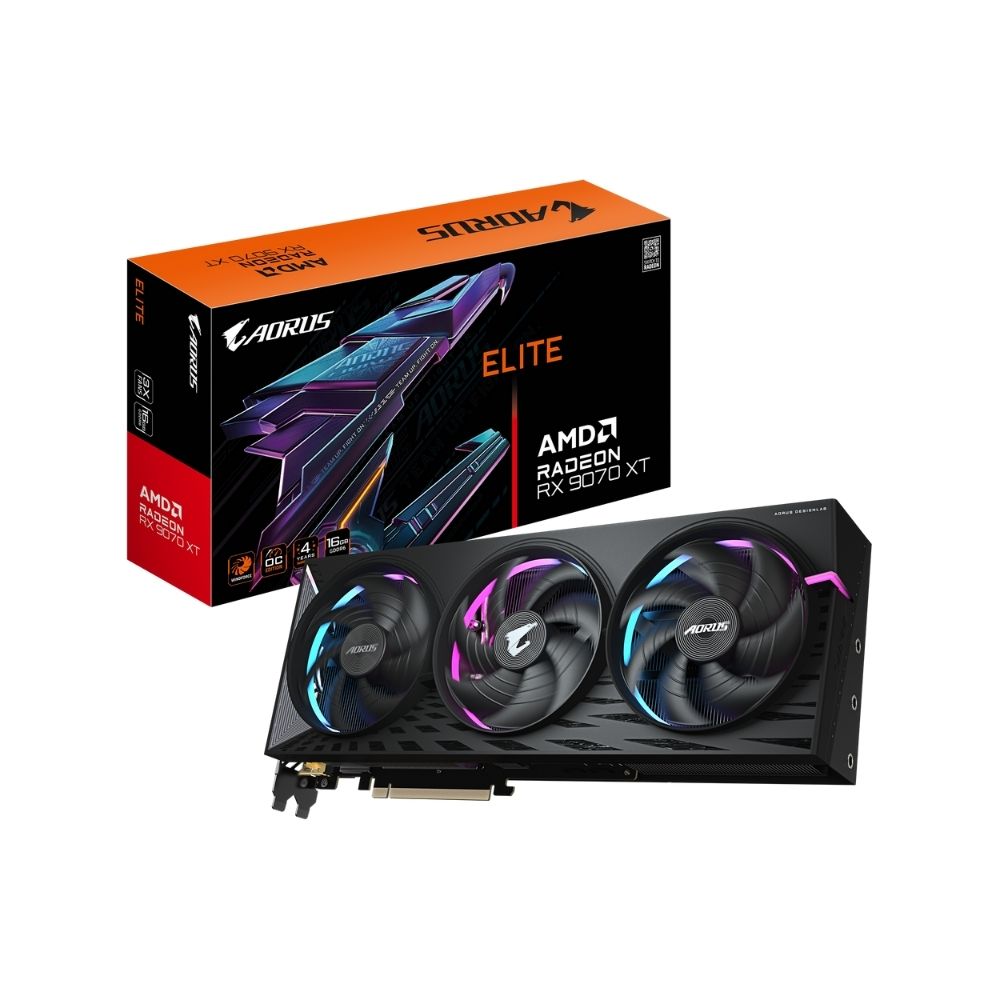 GIGABYTE RX 9070 XT AORUS ELITE 16G GDDR6 - Mansa Computers