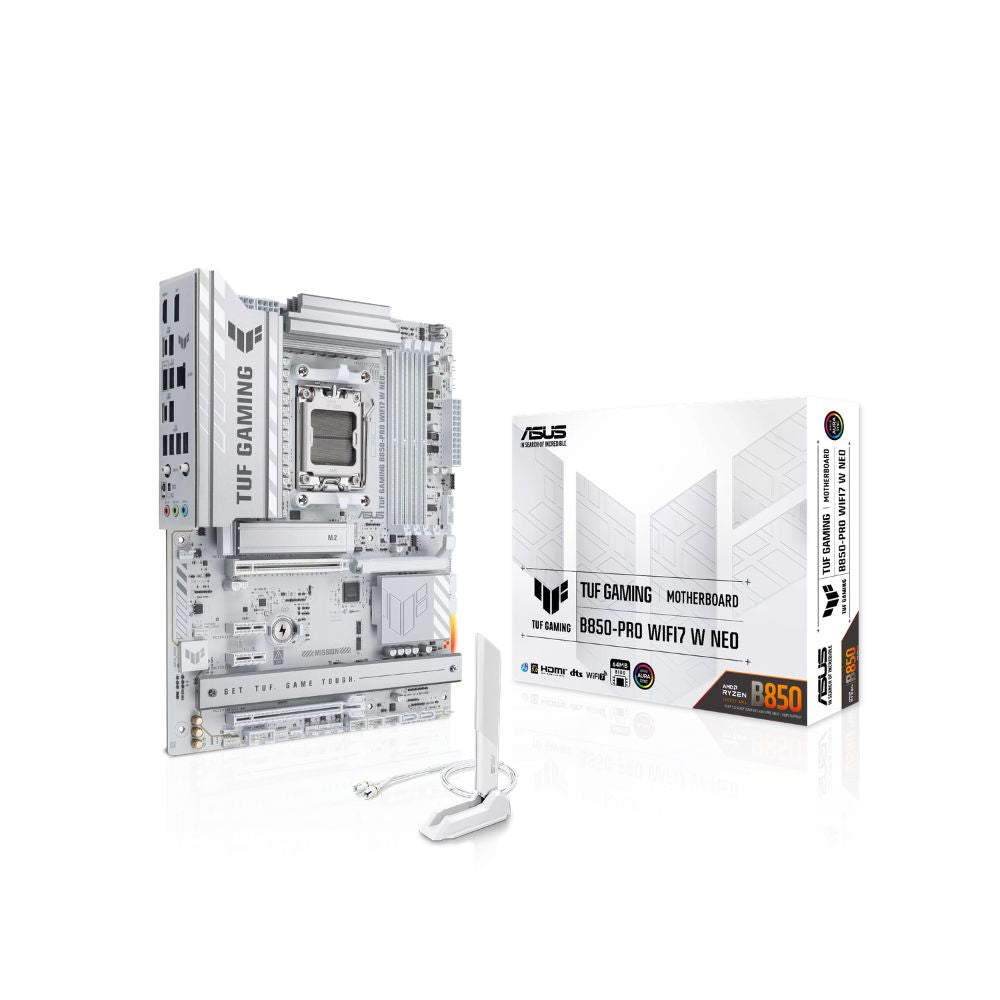 ASUS TUF GAMING B850-PRO WIFI7 W NEO – Durable AM5 Performance