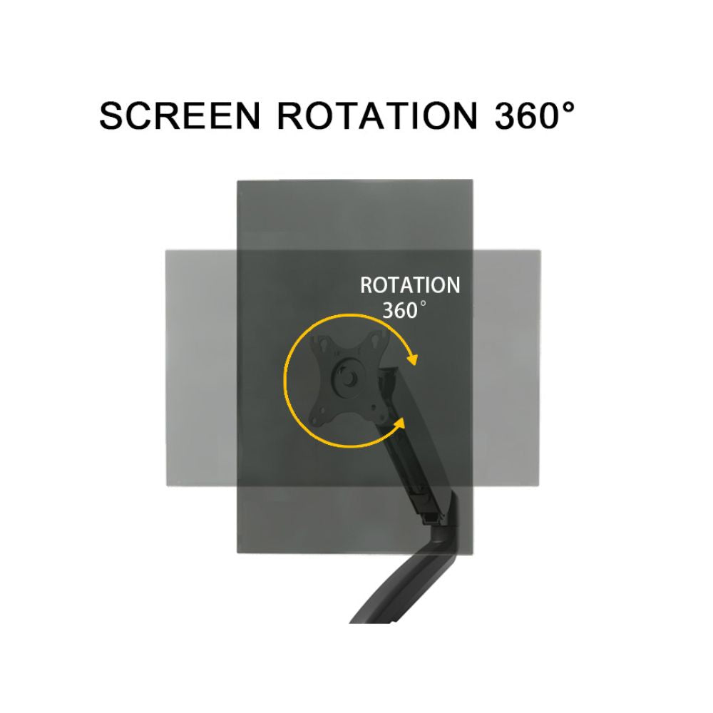 SG05-21 Single Monitor Arm (Mechanical Spring) - Mansa Computers