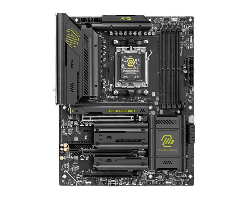 MSI MAG B850 TOMAHAWK MAX Wi-Fi 7 & Bluetooth DDR5 ATX Motherboard - Mansa Computers