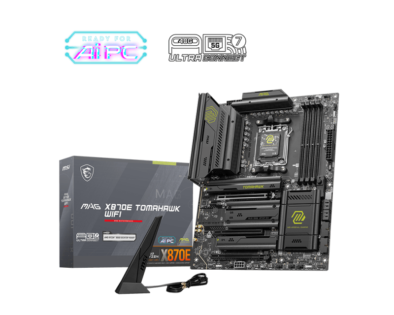 MSI MAG X870E TOMAHAWK Wi-Fi 7 & Bluetooth DDR5 ATX Motherboard