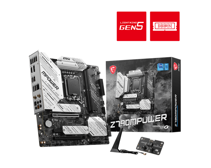 MSI Z790MPower Wi-Fi & Bluetooth DDR5 MATX Motherboard - Mansa Computers