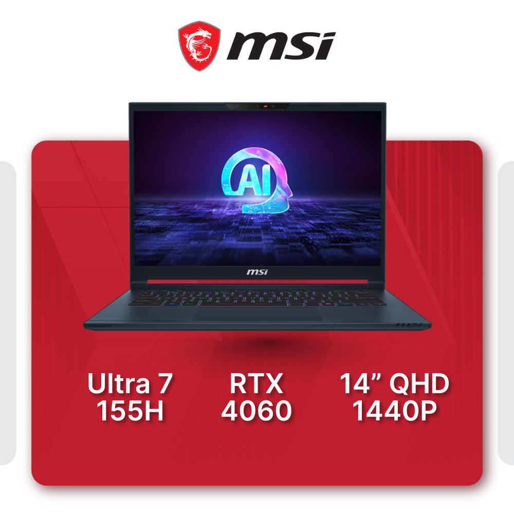 MSI Stealth 14 AI Studio A1VFG Productivity Laptop - Mansa Computers