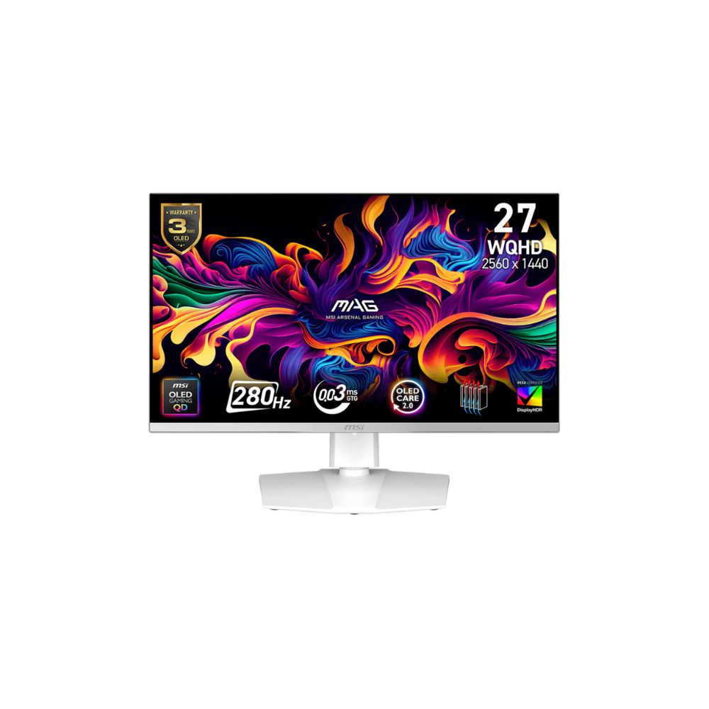 MSI 27" MAG 272QPW QD-OLED X28 Gaming Monitor - Mansa Computers