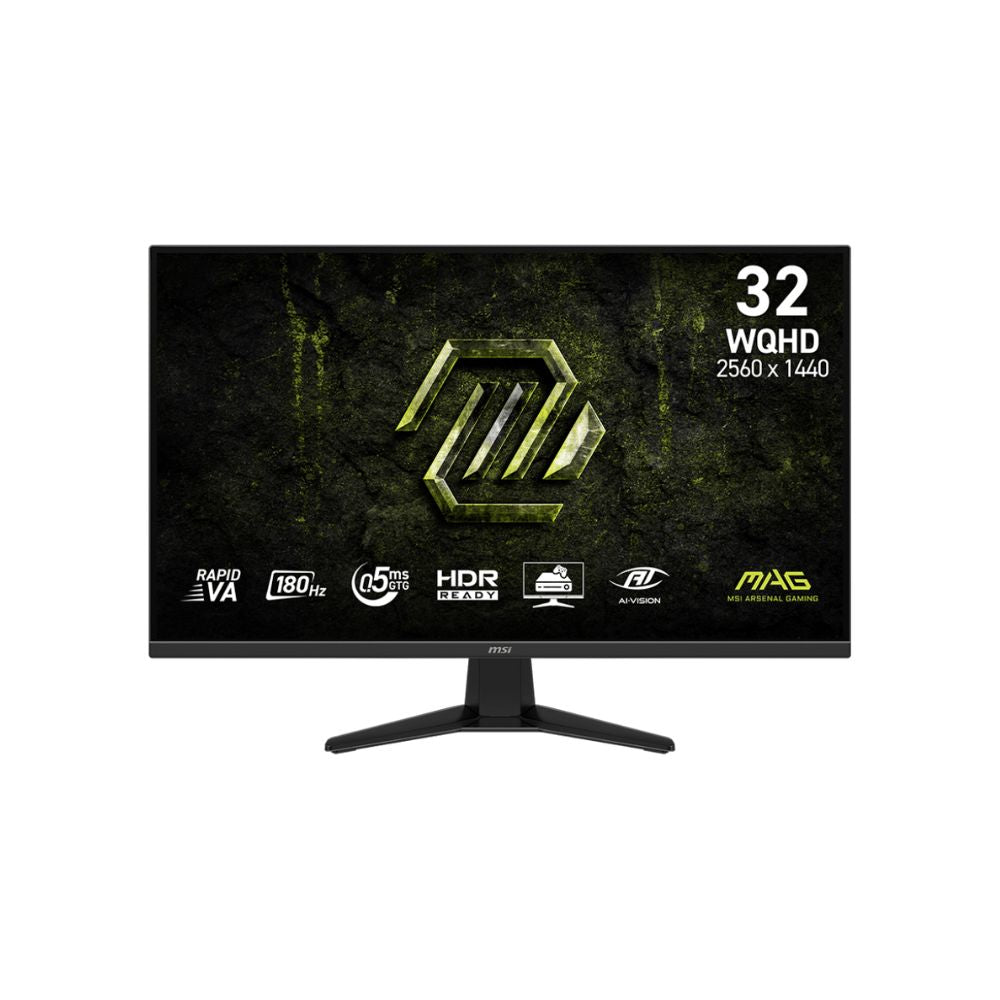MSI MAG 325QF E18V 32" Rapid VA WQHD 180Hz Gaming Monitor - Mansa Computers