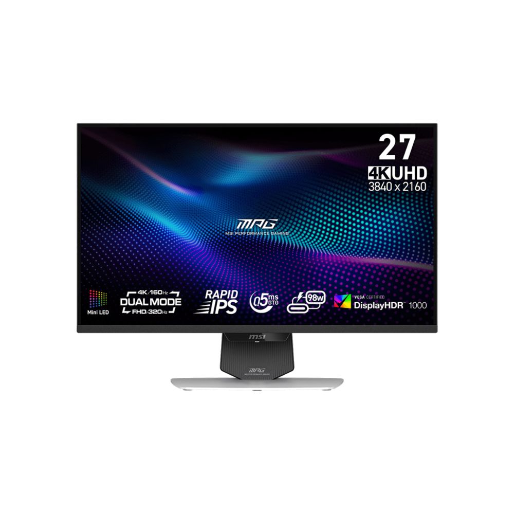 MSI MPG 274URDFW E16M 27" Rapid IPS 4K 160Hz Gaming Monitor - Mansa Computers