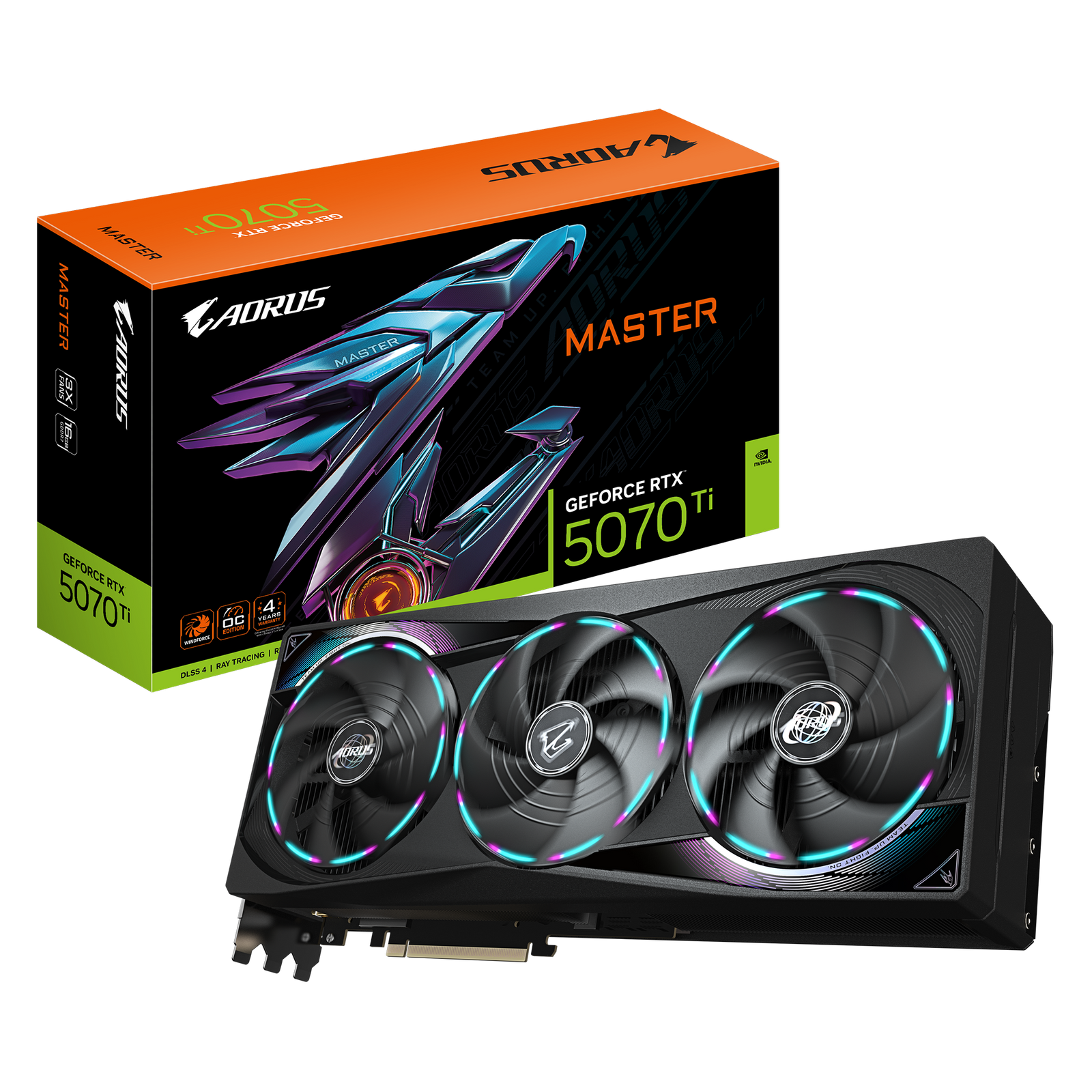 GIGABYTE RTX 5070 Ti AORUS MASTER 16G - Mansa Computers