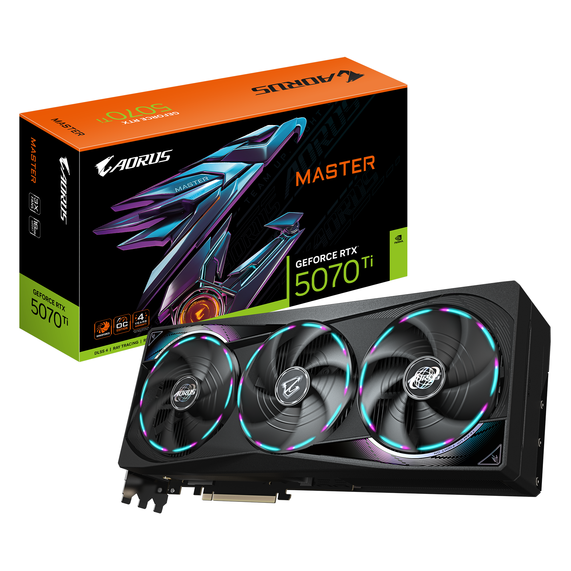 GIGABYTE RTX 5070 Ti AORUS MASTER 16G
