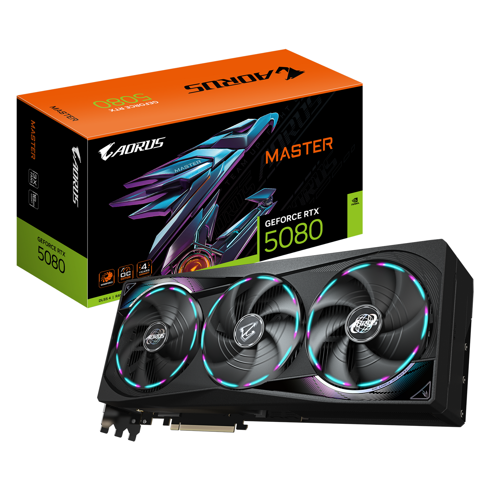GIGABYTE RTX 5080 AORUS MASTER 16G - Mansa Computers