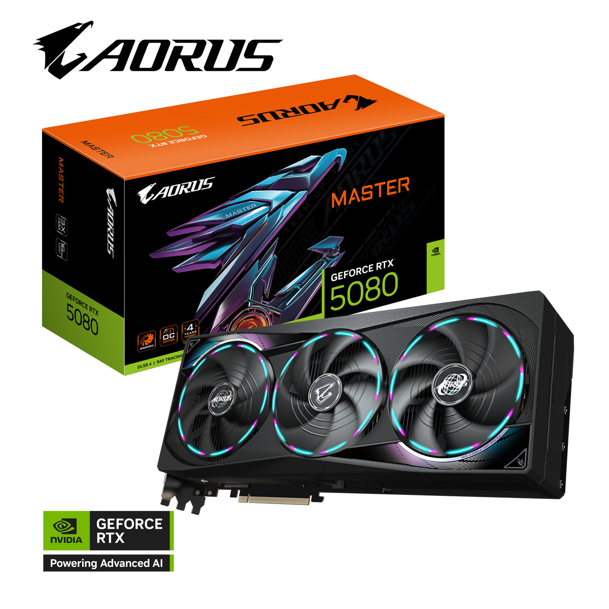 GIGABYTE RTX 5080 AORUS MASTER 16G - Mansa Computers