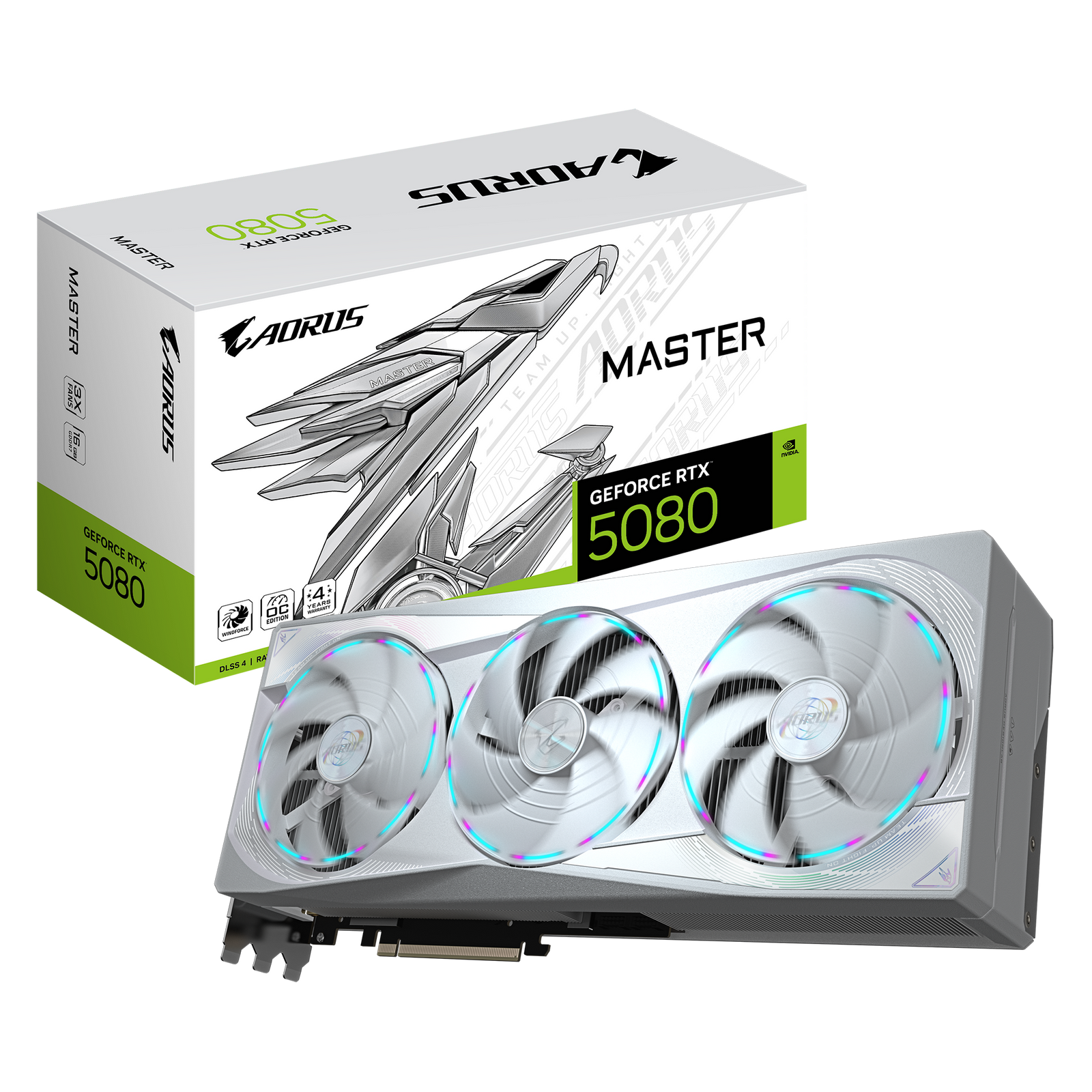 GIGABYTE RTX 5080 AORUS MASTER ICE 16G - Mansa Computers